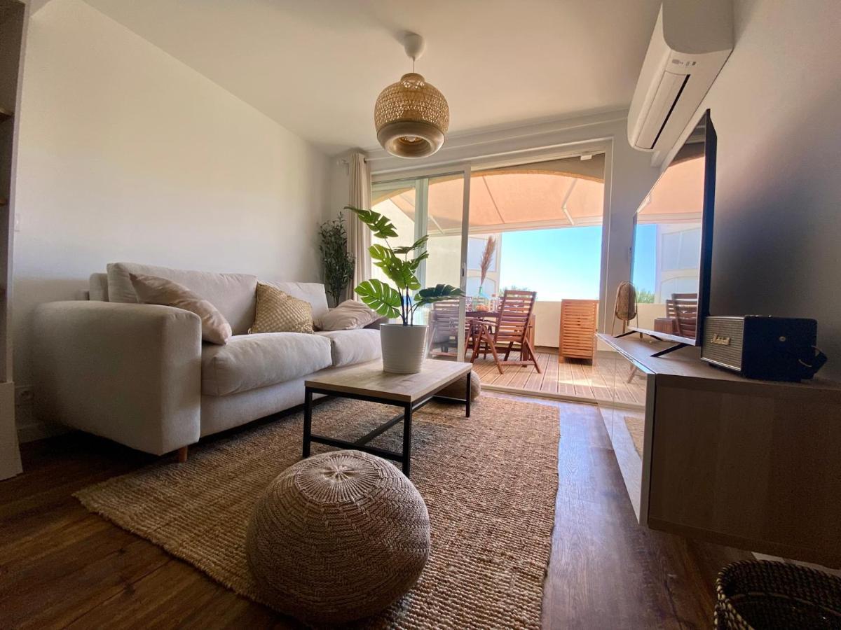Apartamento Terrasse Vue Mer 2 Pieces A Leucate Avec Piscine Exterior foto