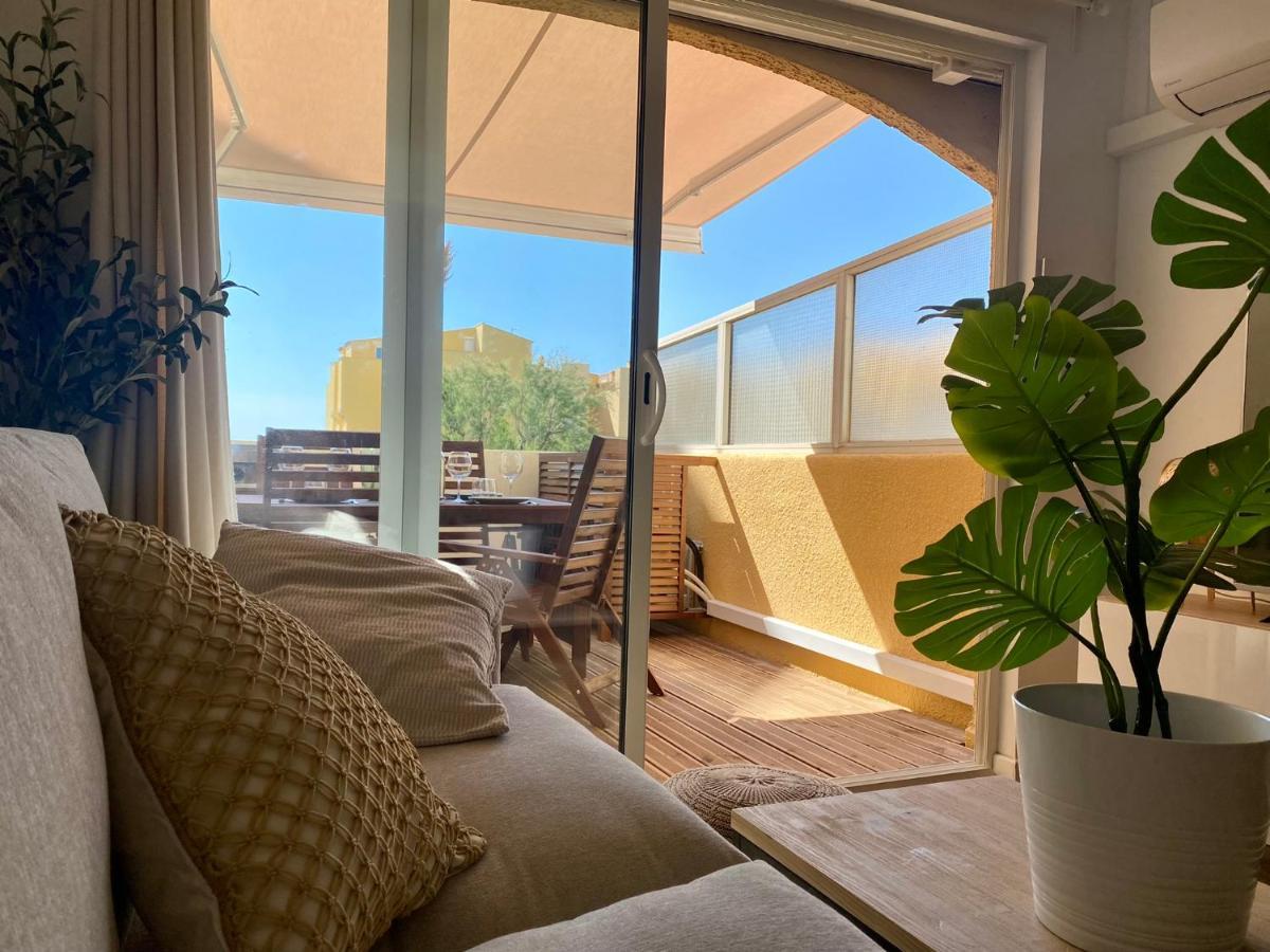 Apartamento Terrasse Vue Mer 2 Pieces A Leucate Avec Piscine Exterior foto